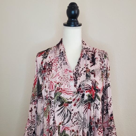 Stevie Hender Pink Floral Dress Medium - Picture 5 of 8